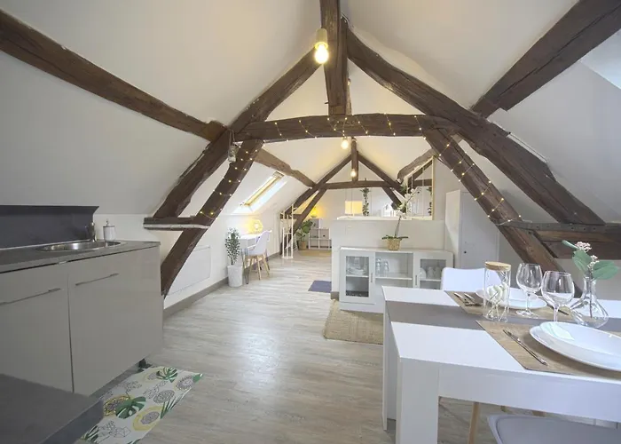 Mon Reve - Best Keys - Loft Cosy & Charme Authentique - Poutres Apparentes - Centre Ville - Netflix & Wifi Fibre - Check-In Autonome - Parking Facile & Gratuit